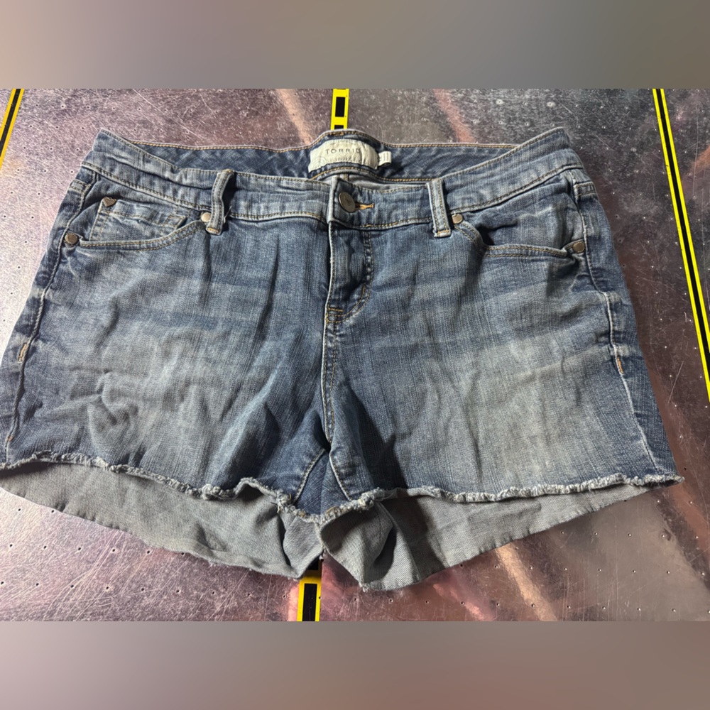 Torrid Blue Denim Jean Shorts